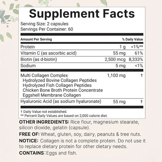 Multi Collagen Complex 8:1 - Complete Beauty Collagen